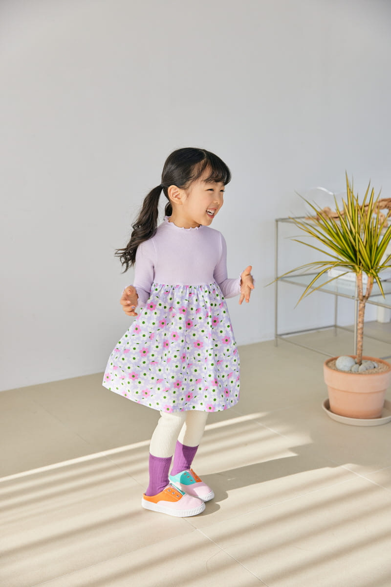 Orange Mom - Korean Children Fashion - #magicofchildhood - Rib Color One-piece - 9