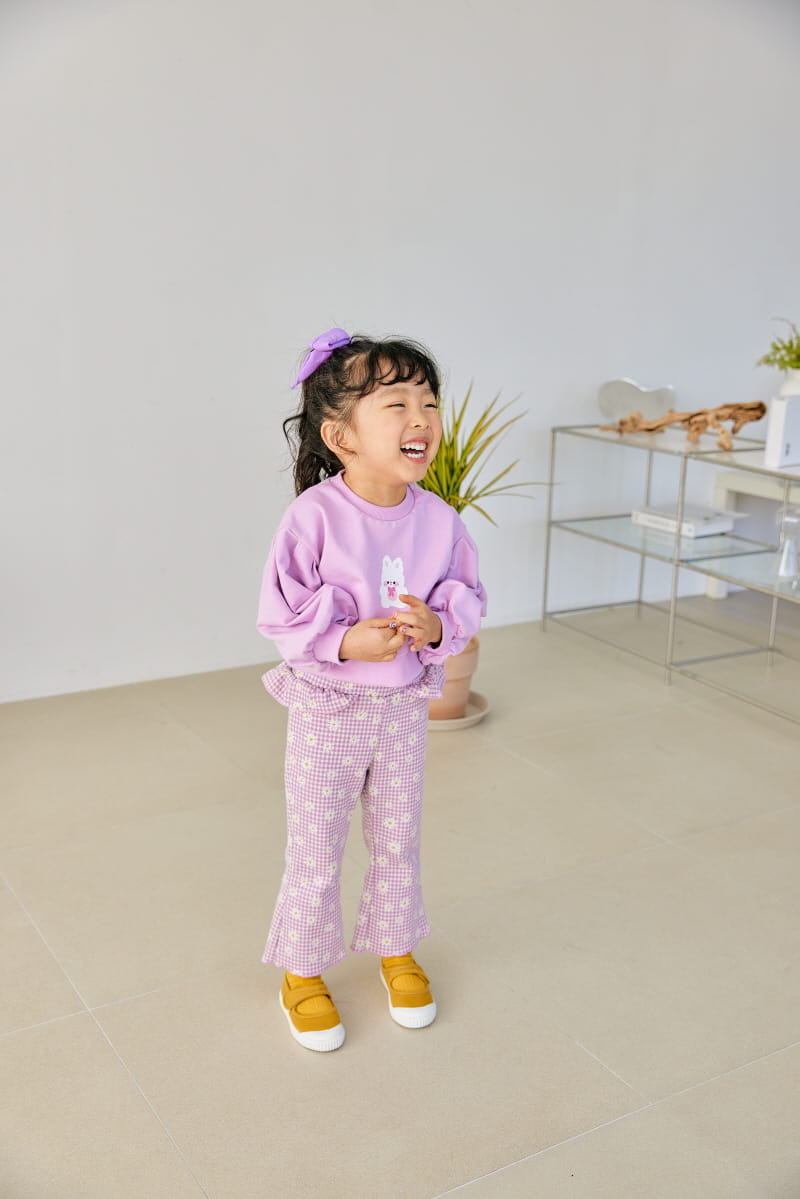 Orange Mom - Korean Children Fashion - #magicofchildhood - Rabbit Paint Tee - 10