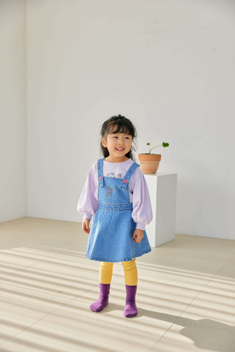 Orange Mom - Korean Children Fashion - #minifashionista - Bear TEe - 11