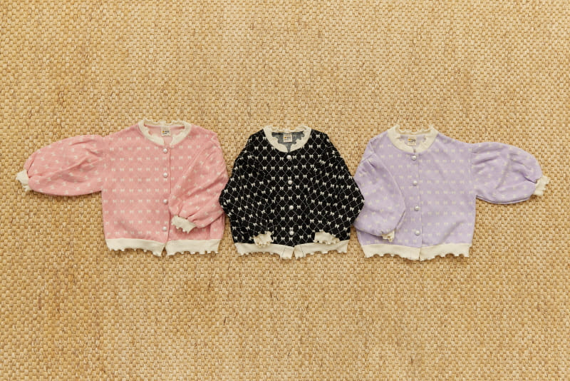 Orange Mom - Korean Children Fashion - #toddlerclothing - Ribbon Cardigan - 12