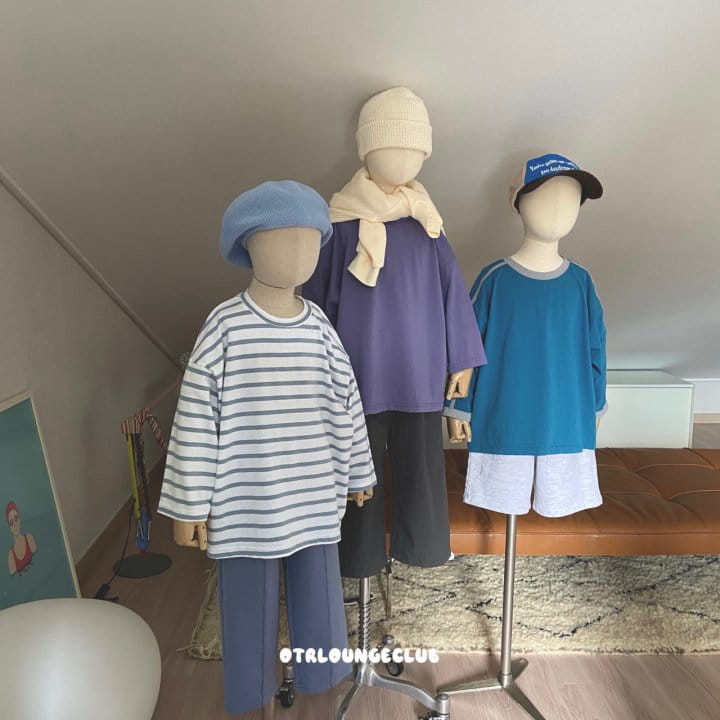 Otr - Korean Children Fashion - #kidsshorts - Stripes Tee - 8