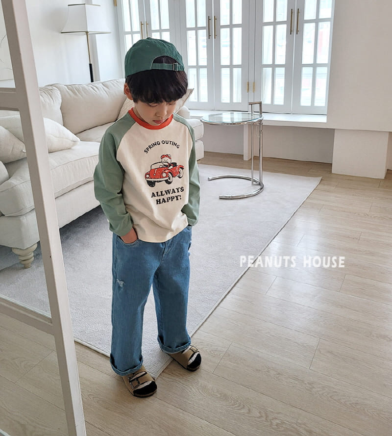 Peanuts - Korean Children Fashion - #childrensboutique - Vintage Jeans - 12