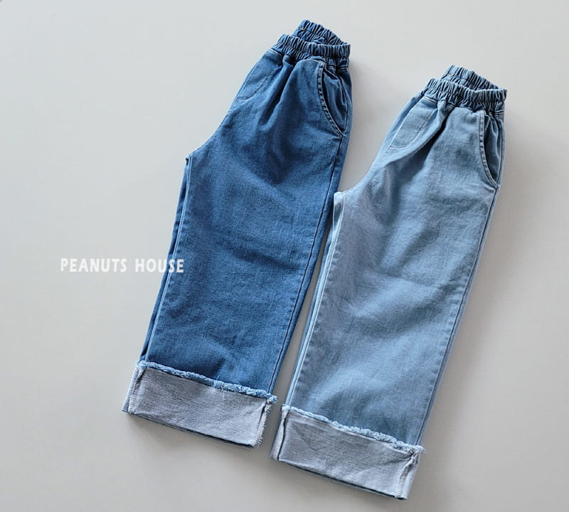 Peanuts - Korean Children Fashion - #discoveringself - Roll-up Jeans