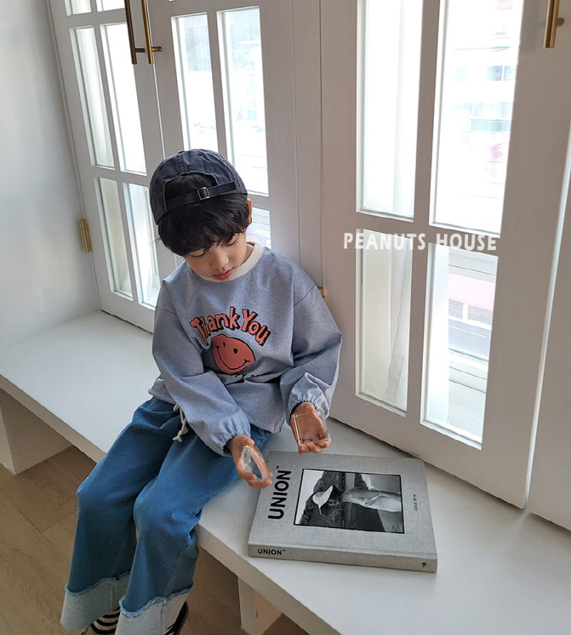Peanuts - Korean Children Fashion - #discoveringself - Thnak You Tee - 11