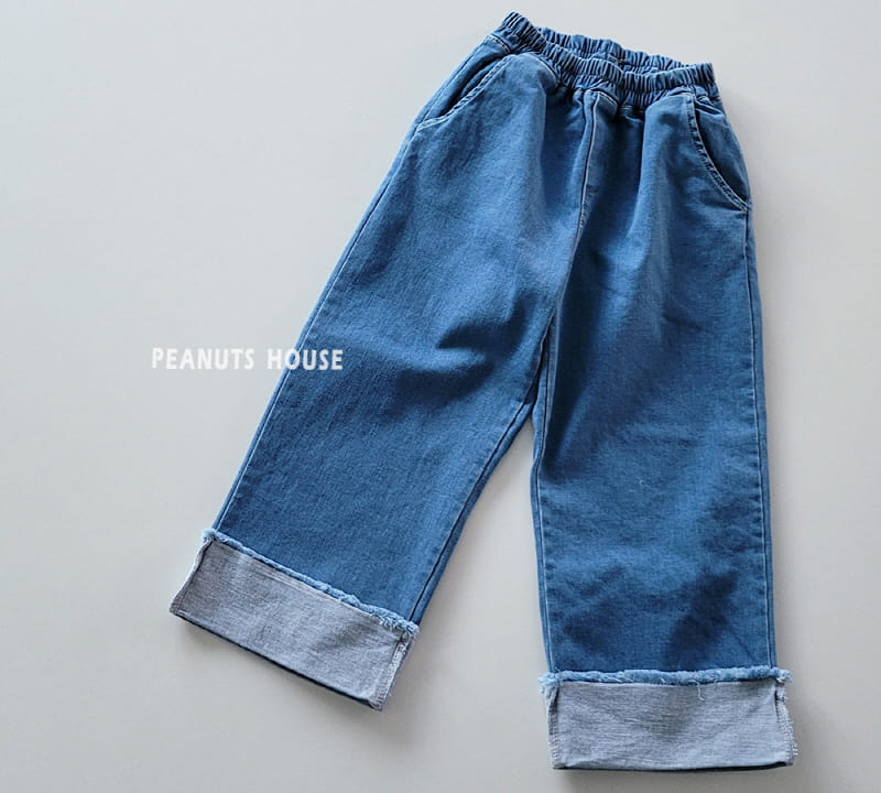 Peanuts - Korean Children Fashion - #fashionkids - Roll-up Jeans - 2