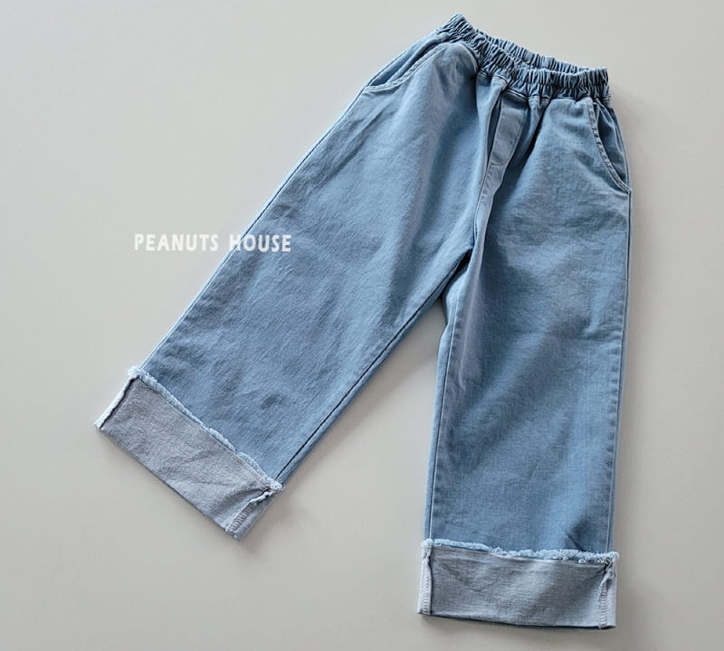 Peanuts - Korean Children Fashion - #kidsshorts - Roll-up Jeans - 3