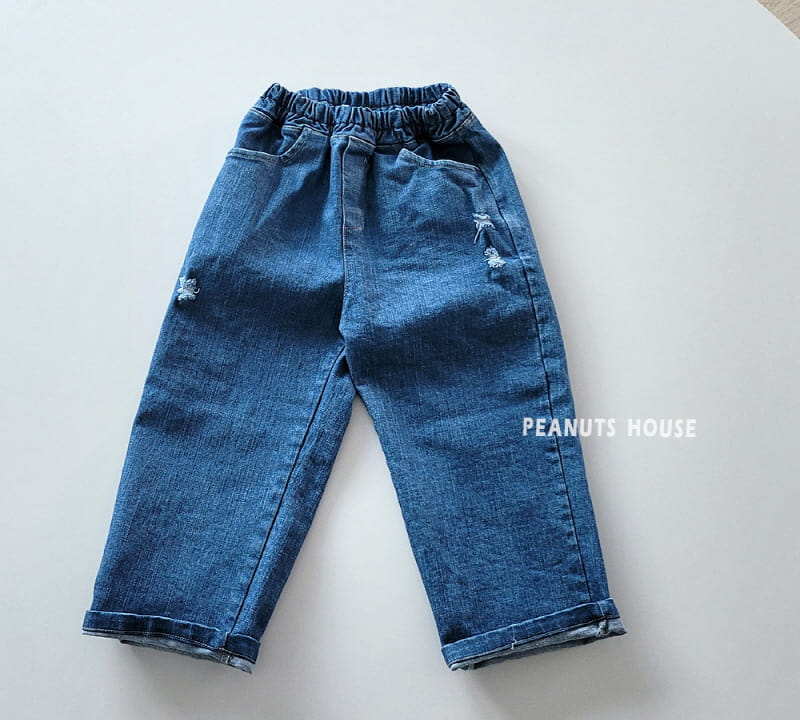 Peanuts - Korean Children Fashion - #kidsshorts - Vintage Jeans - 2