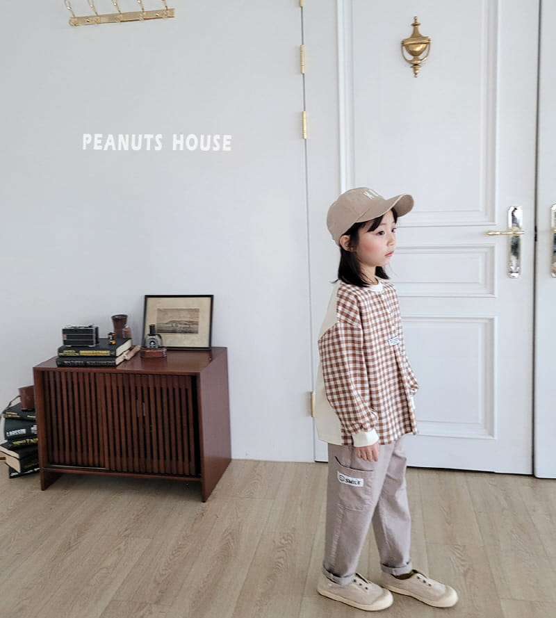 Peanuts - Korean Children Fashion - #kidsstore - Check Tee - 11