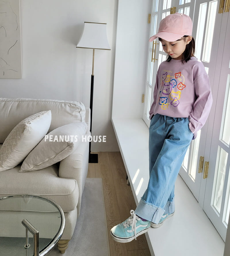 Peanuts - Korean Children Fashion - #kidzfashiontrend - Roll-up Jeans - 5