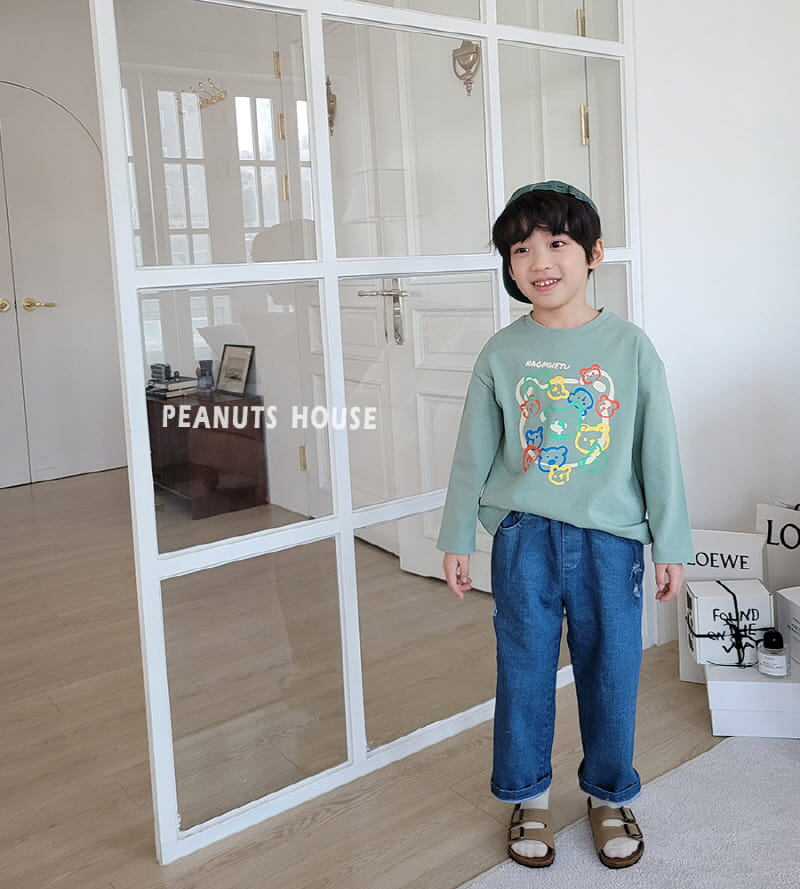 Peanuts - Korean Children Fashion - #littlefashionista - Vintage Jeans - 6