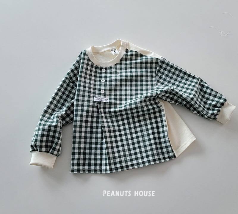 Peanuts - Korean Children Fashion - #minifashionista - Check Tee - 2