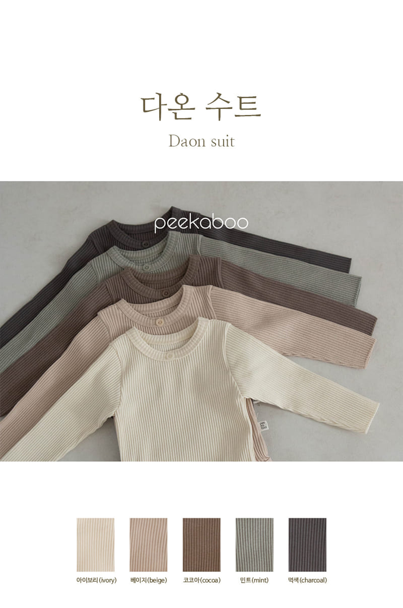Peekaboo - Korean Baby Fashion - #babylifestyle - Daon Bodysuit