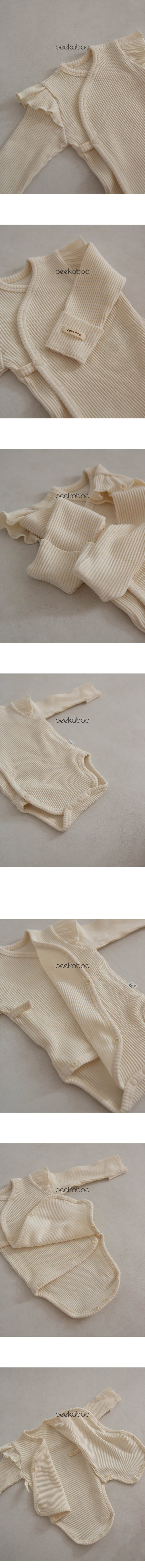 Peekaboo - Korean Baby Fashion - #onlinebabyshop - Raon Benet Bodysuit - 4