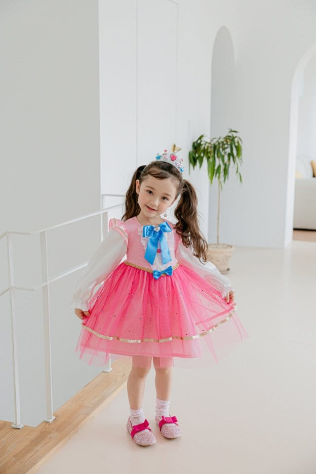 Pink Berry - Korean Children Fashion - #Kfashion4kids - Pink Pink One-piece - 2