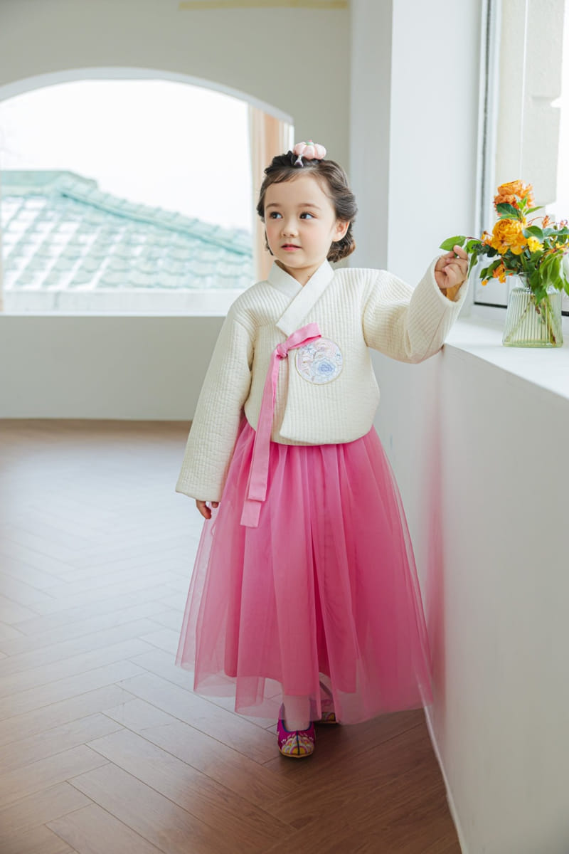 Pink Berry - Korean Children Fashion - #kidsshorts - Sul Hwa Hanbok Set - 6
