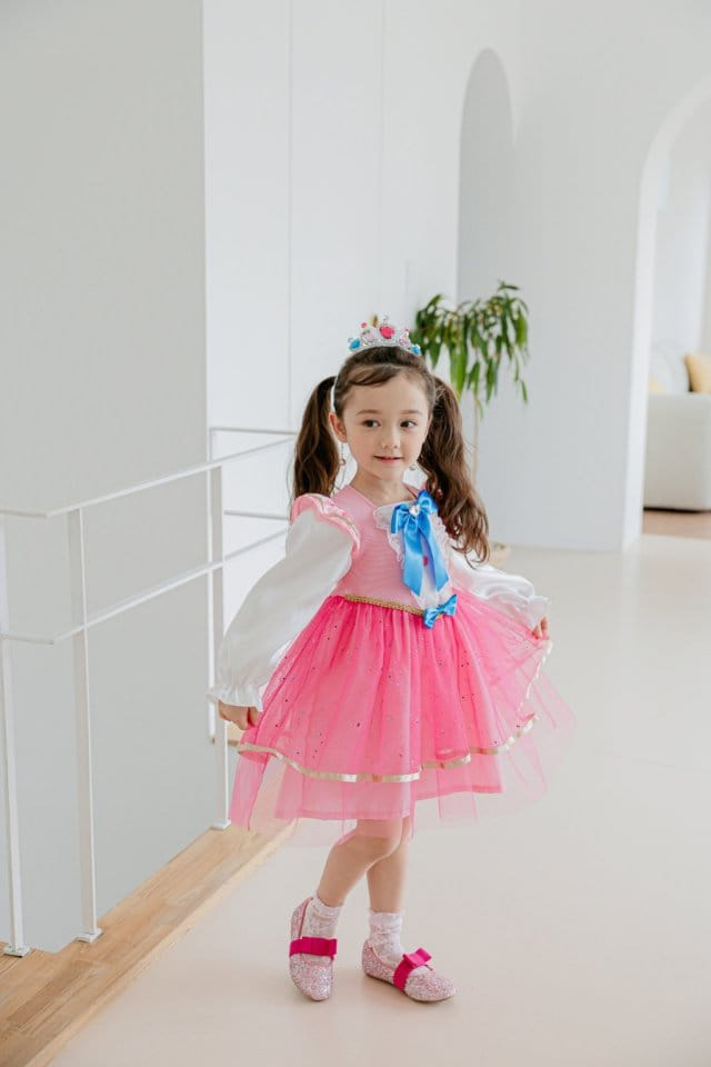 Pink Berry - Korean Children Fashion - #littlefashionista - Pink Pink One-piece - 4