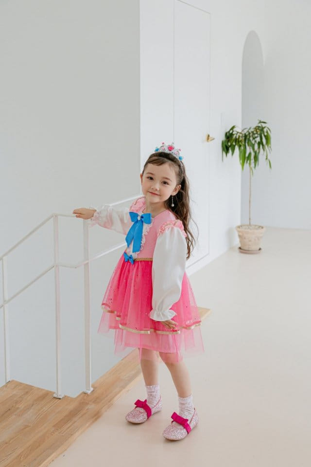 Pink Berry - Korean Children Fashion - #prettylittlegirls - Pink Pink One-piece - 6