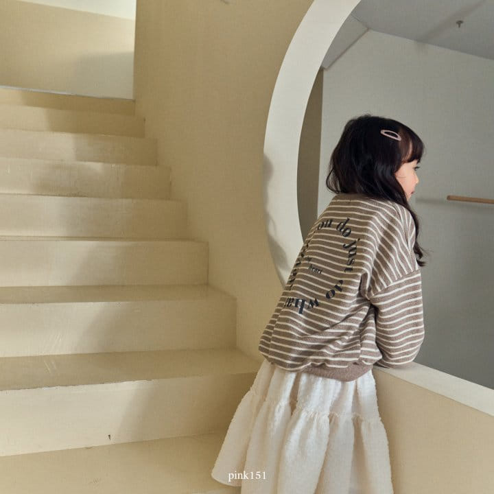 Pink151 - Korean Children Fashion - #Kfashion4kids - Circle Stripes Sweatshirt