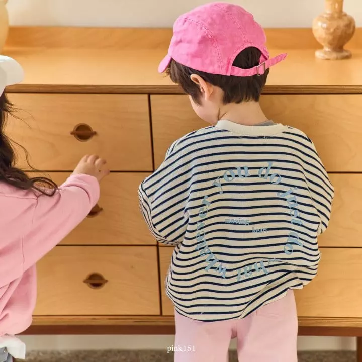 Pink151 - Korean Children Fashion - #childofig - Circle Stripes Sweatshirt - 6