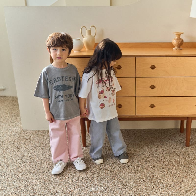 Pink151 - Korean Children Fashion - #designkidswear - Strawberry Short Sleeves Tee - 4