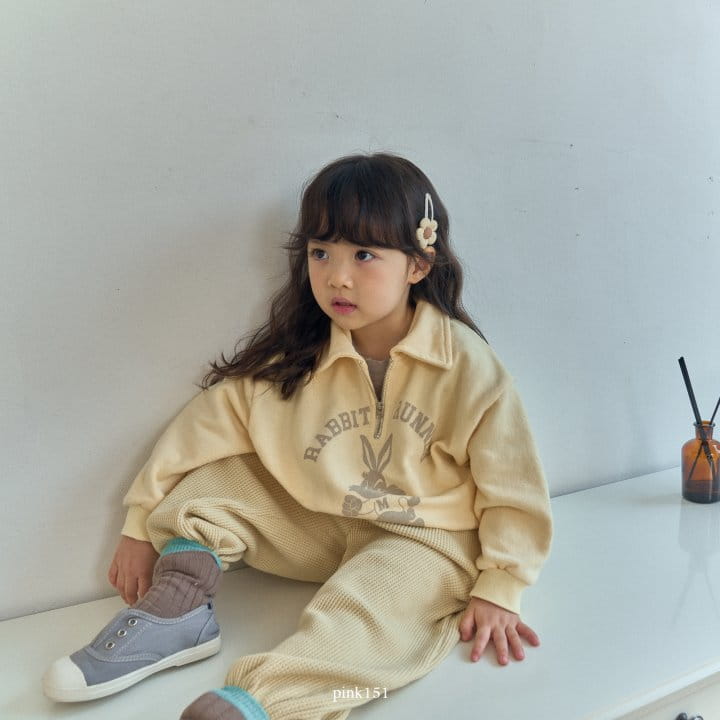 Pink151 - Korean Children Fashion - #designkidswear - Butter Waffle Pants - 4