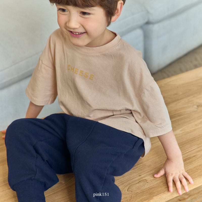 Pink151 - Korean Children Fashion - #fashionkids - Cheese Short Sleeves Tee - 6