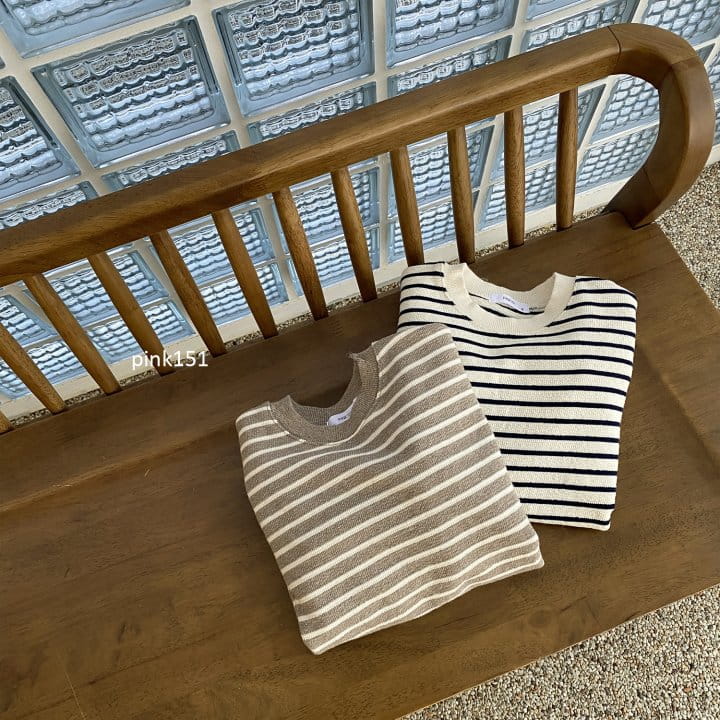 Pink151 - Korean Children Fashion - #kidsshorts - Circle Stripes Sweatshirt - 12