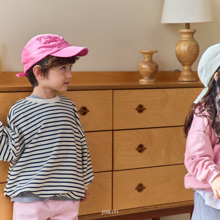 Pink151 - Korean Children Fashion - #magicofchildhood - Circle Stripes Sweatshirt - 3