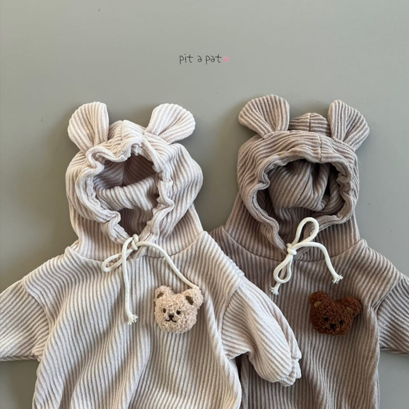 Pitapat - Korean Baby Fashion - #babyfever - Honey Bear Bodysuit - 4