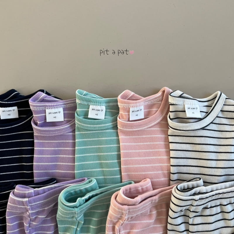 Pitapat - Korean Children Fashion - #discoveringself - Sticky Stripes Easywear - 3