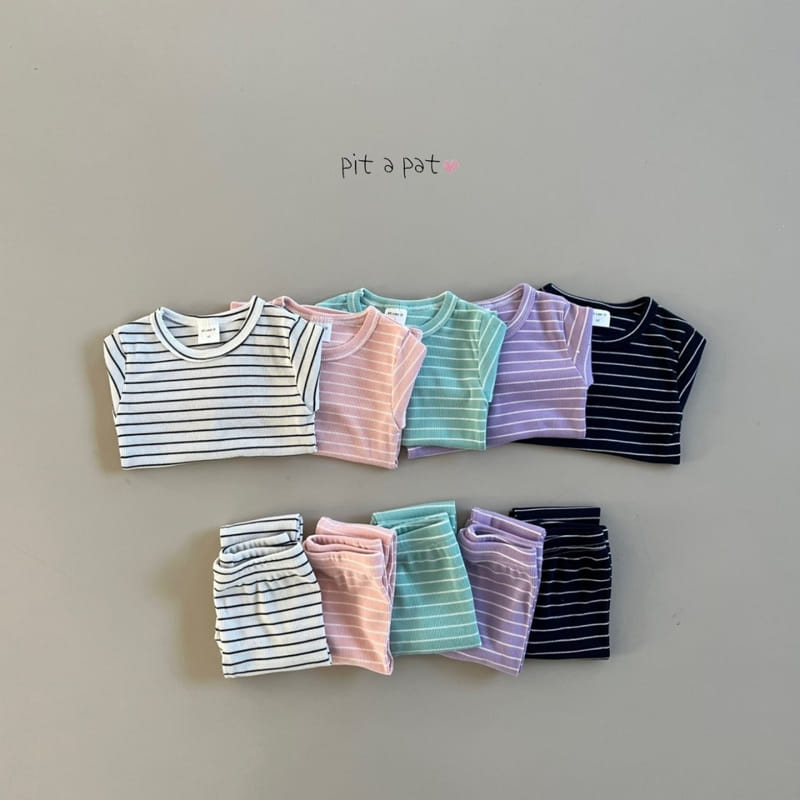 Pitapat - Korean Children Fashion - #discoveringself - Sticky Stripes Easywear - 4