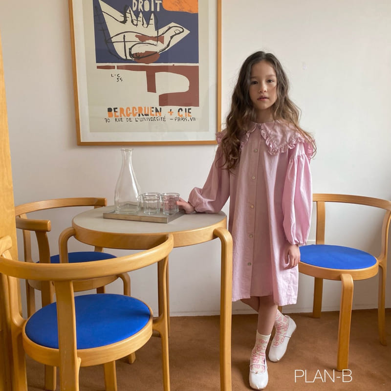 Plan B - Korean Children Fashion - #Kfashion4kids - Spring Collar One-piece - 12