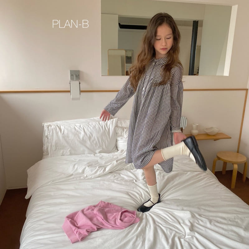 Plan B - Korean Children Fashion - #Kfashion4kids - Check Two One-piece - 11