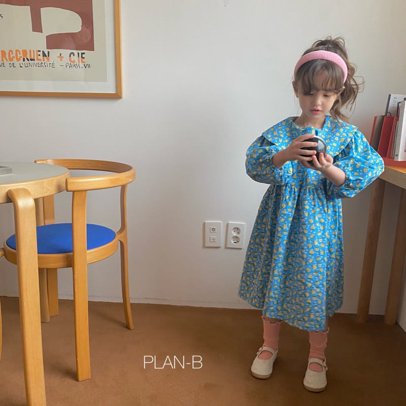 Plan B - Korean Children Fashion - #childofig - Yellow Flower One-piece - 5