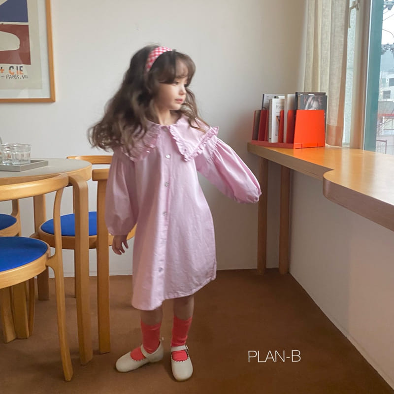 Plan B - Korean Children Fashion - #childofig - Spring Collar One-piece - 3