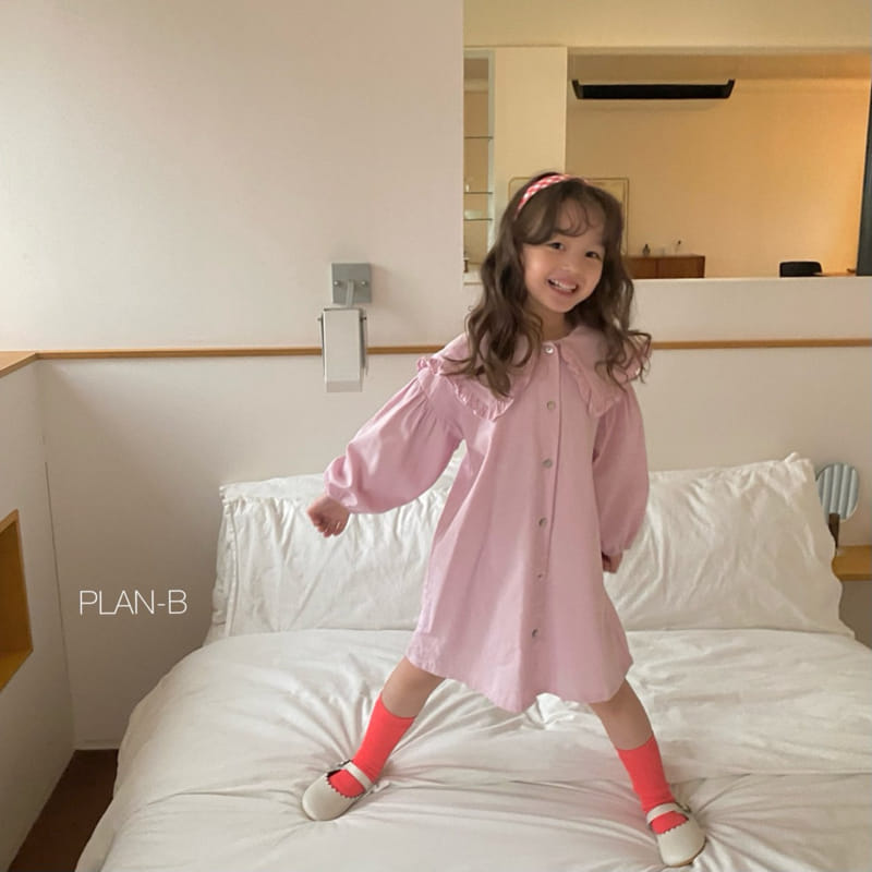 Plan B - Korean Children Fashion - #childrensboutique - Spring Collar One-piece - 5