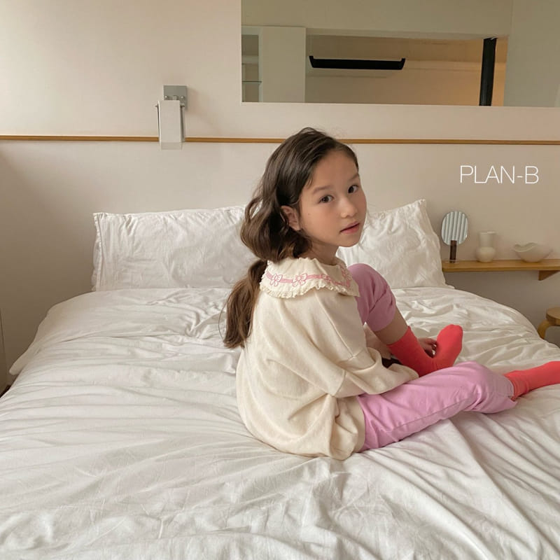 Plan B - Korean Children Fashion - #designkidswear - Ribbon Embroidery SWEatshirt