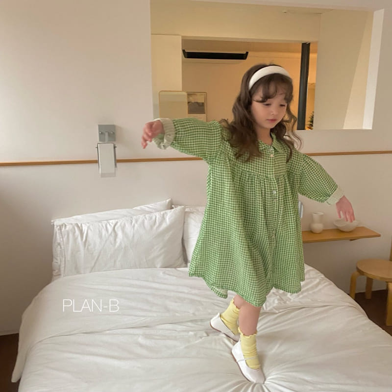 Plan B - Korean Children Fashion - #discoveringself - Check Two One-piece - 6