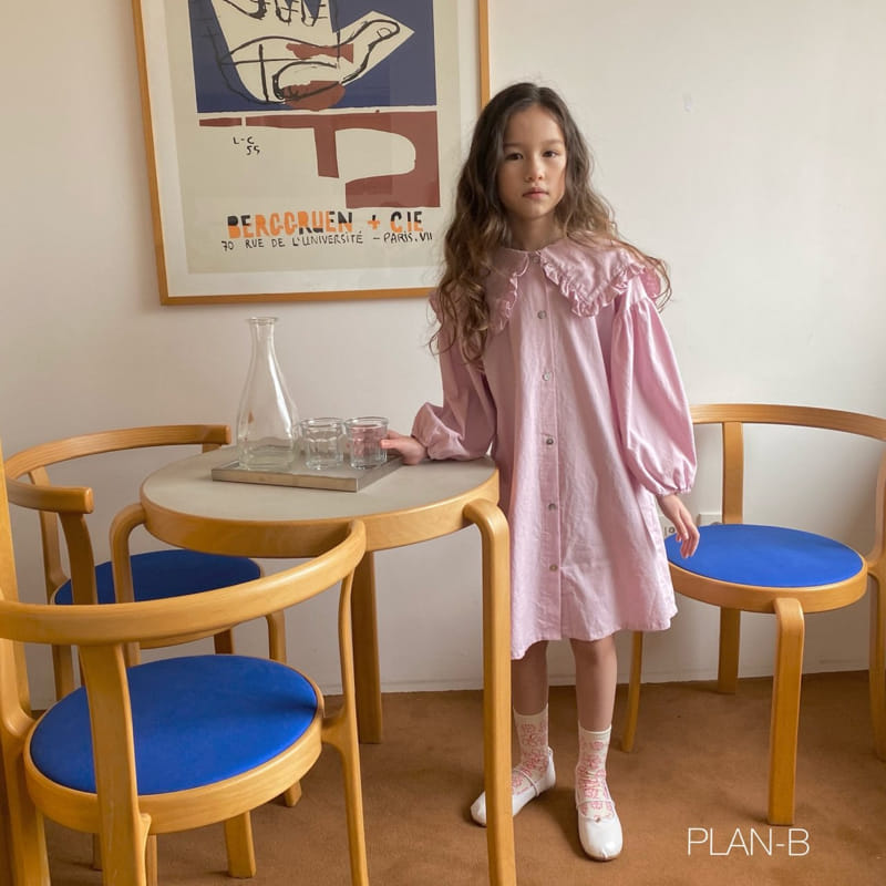 Plan B - Korean Children Fashion - #kidzfashiontrend - Spring Collar One-piece - 11