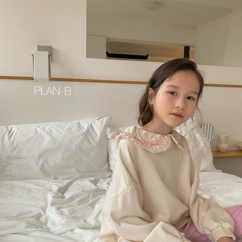 Plan B - Korean Children Fashion - #kidzfashiontrend - Ribbon Embroidery SWEatshirt - 6