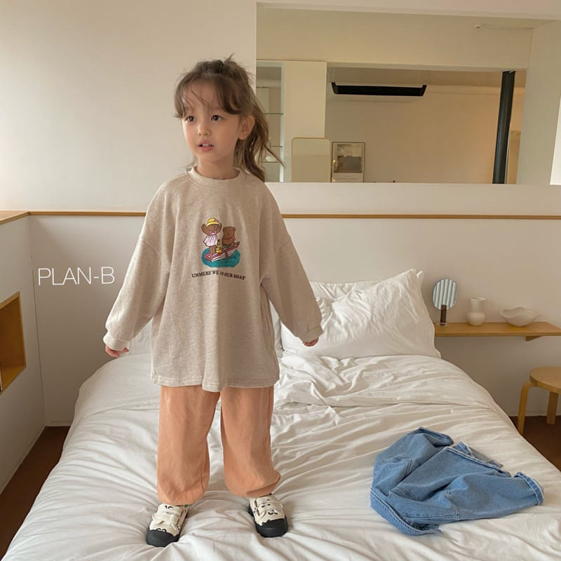 Plan B - Korean Children Fashion - #littlefashionista - Boat Bear Tee - 6