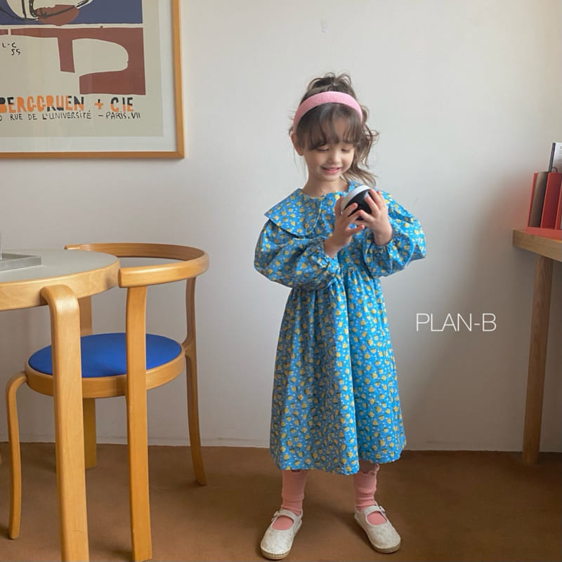 Plan B - Korean Children Fashion - #magicofchildhood - Yellow Flower One-piece