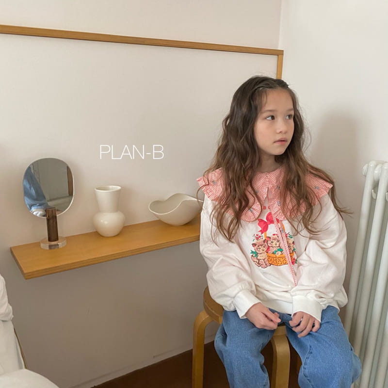 Plan B - Korean Children Fashion - #magicofchildhood - Kitty Paint SWEatshirt - 10