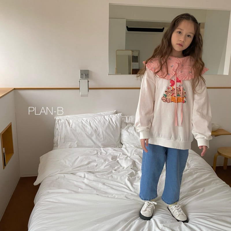 Plan B - Korean Children Fashion - #prettylittlegirls - Kitty Paint SWEatshirt - 12