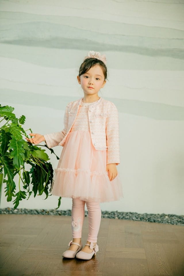Pudding - Korean Children Fashion - #Kfashion4kids - Ensemble Top Bottom Set - 6