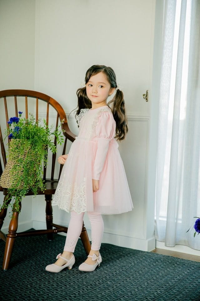 Pudding - Korean Children Fashion - #Kfashion4kids - Roa One-piece