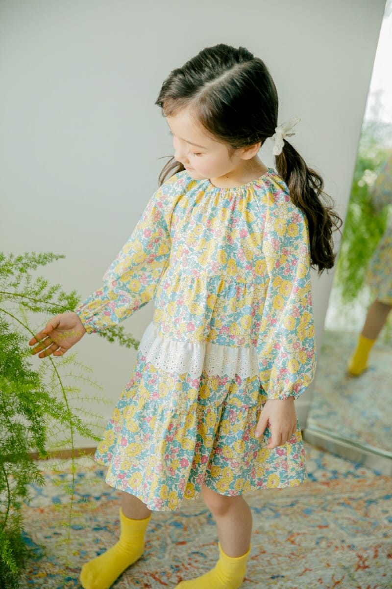 Pudding - Korean Children Fashion - #childofig - Flower One-piece - 7