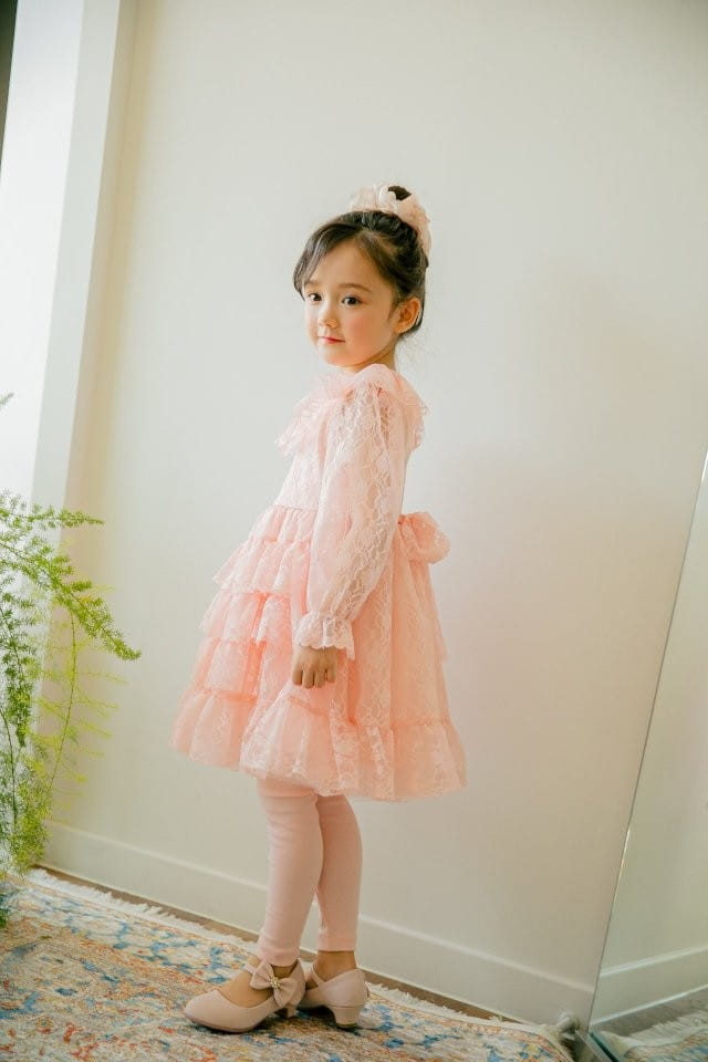 Pudding - Korean Children Fashion - #littlefashionista - Cancan One-piece - 5
