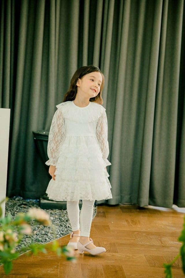 Pudding - Korean Children Fashion - #minifashionista - Cancan One-piece - 7