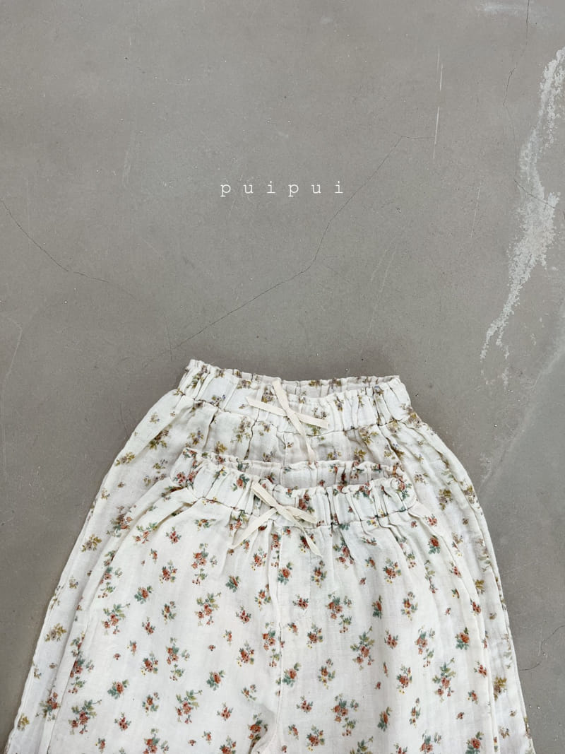Puipui - Korean Baby Fashion - #babyboutique - Lucy Flower Pants